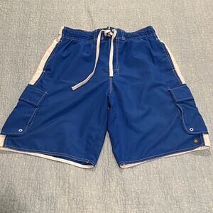 Hang Ten Men's Blue Swim Trunks